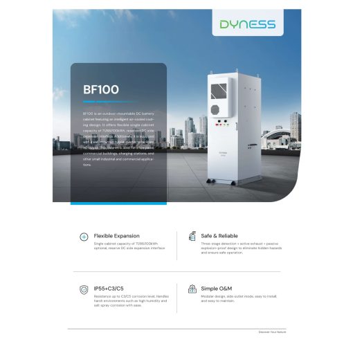 Dyness All in ONE BF100 50kW hybrid inverter  & 100 kWh energiatároló