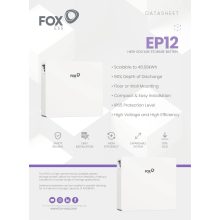 FoxESS P3-12.0-SH (5kW) & EP12 (11,5kWh) tároló