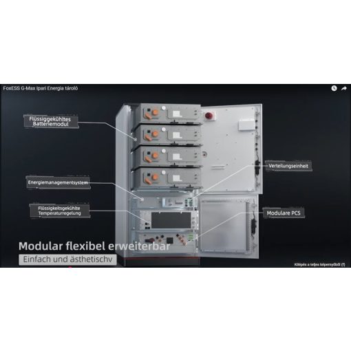 FoxESS G-Max All-in-One Energy Storage 100kW / 215kWh (2h)
