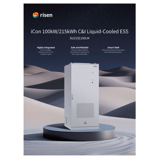 Risen iCon All in One ipari energiatároló 100kW/215kWh (2h)
