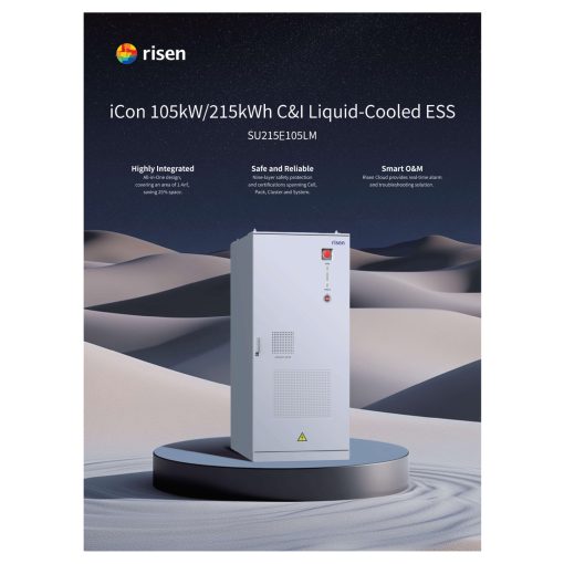 Risen iCon All in One ipari energiatároló 105kW/215kWh (2h)
