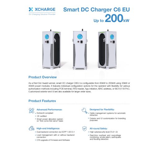 XCharge C6 Smart DC Charger